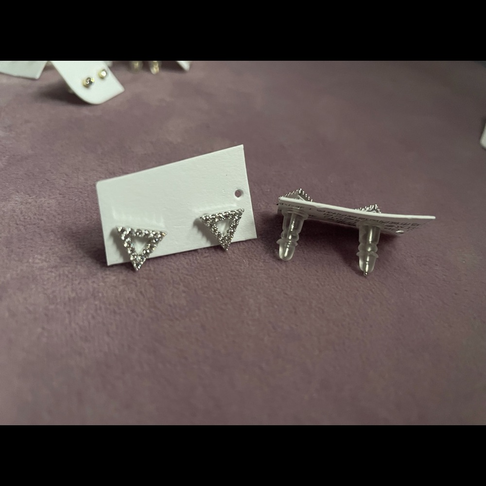 Silver earrings